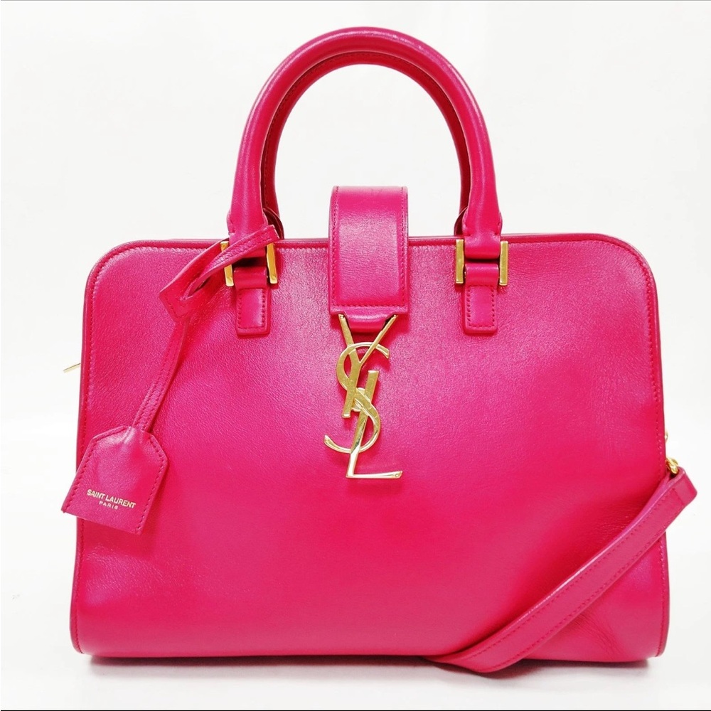 Saint Laurent Monogram Leather Bag